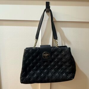 Kate Spade Black Quilted Shoulder Bag
